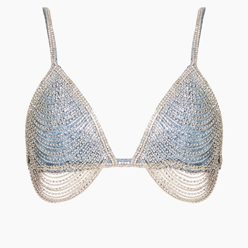 NWT Retrofête Hyde Crystal Bra Top – Bachelorette / Miami / Festival